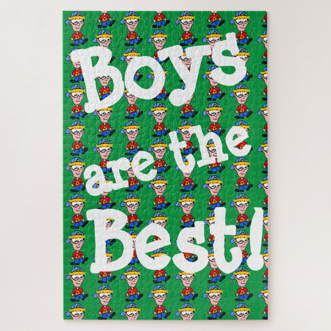 Puzzle ¡Los chicos son los mejores! (Vertical)