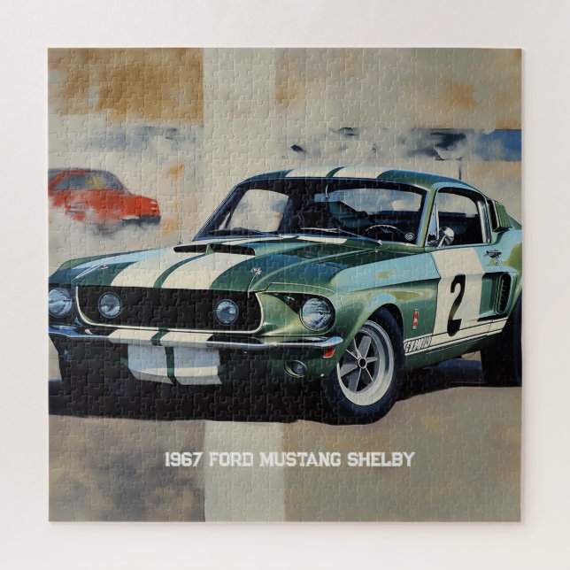 Puzzle Los Coches Musculares Son Reales - El Mustang (Vertical)
