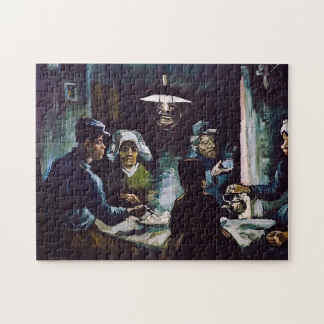 Puzzle Los comedores de la patata de Vincent van Gogh (Horizontal)