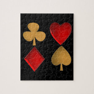 Puzzle Los cuatro trajes