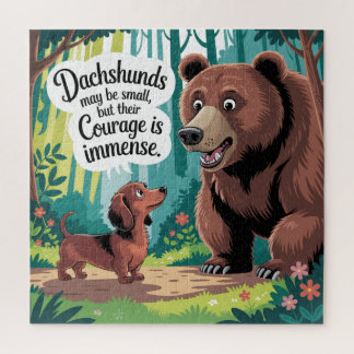 Puzzle Los Dachshunds Pueden Ser Pequeños