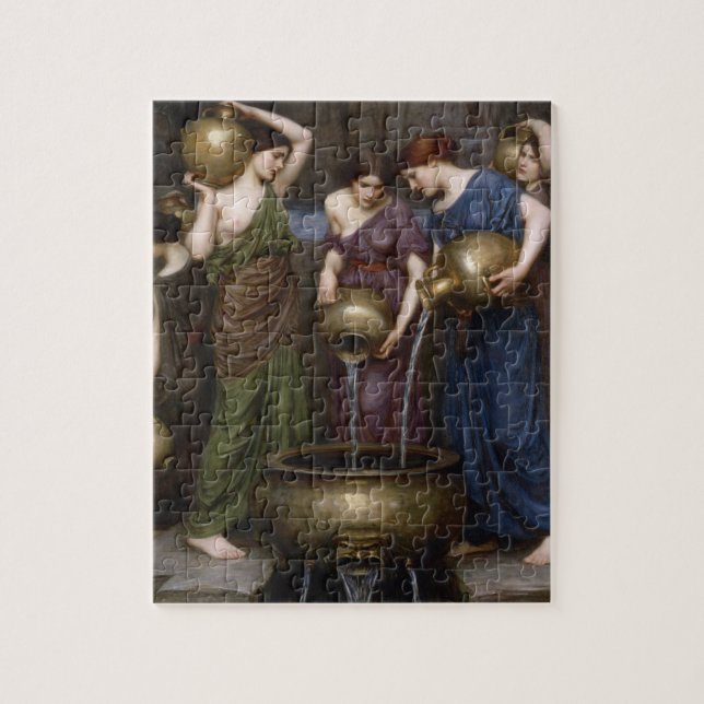 Puzzle Los Danaides de John William Waterhouse (Vertical)