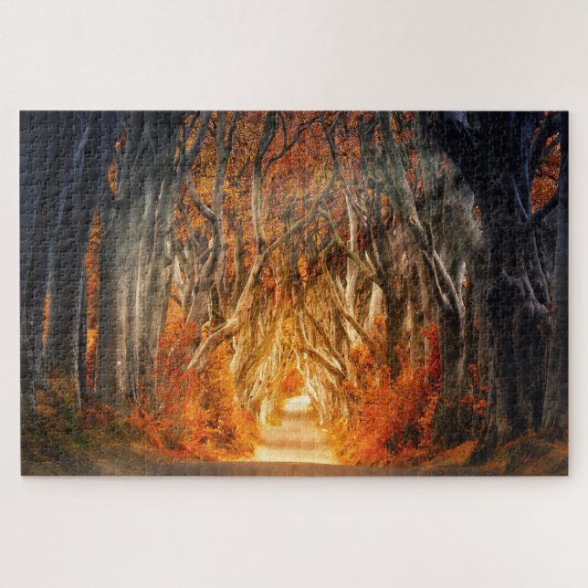 Puzzle Los Dark Hedges Antrim Irlanda. (Horizontal)
