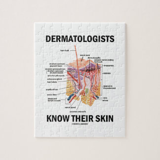 Puzzle Los dermatólogos saben su piel (la anatomía)