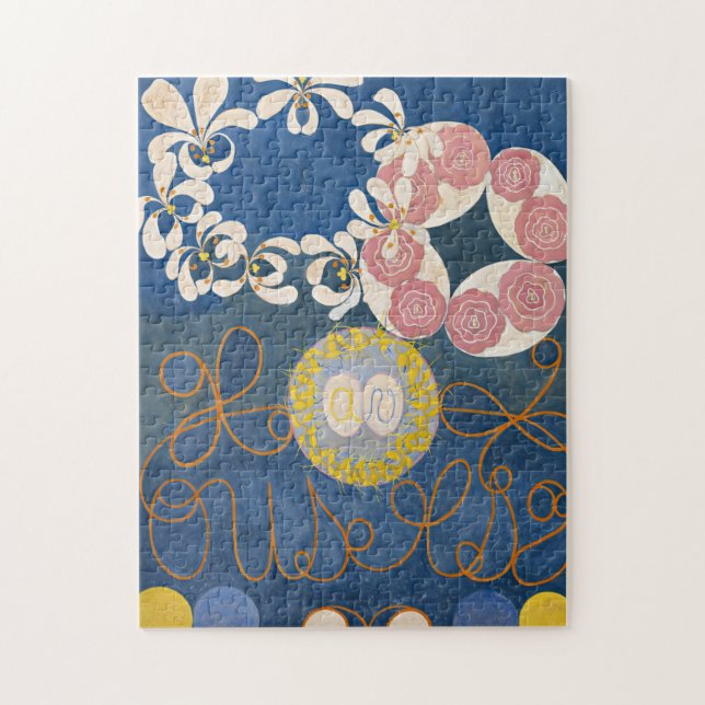 Puzzle Los Diez Mayores, Grupo IV, No. 1 de Hilma af Klin (Vertical)