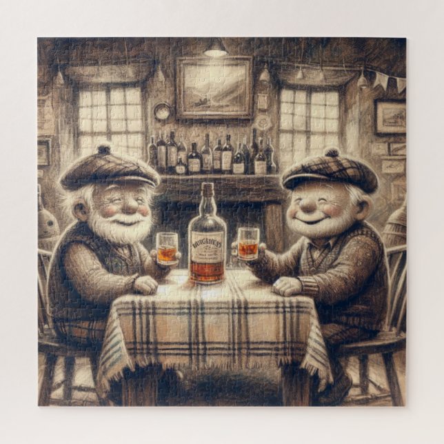 Puzzle Los dos ancianos (Vertical)