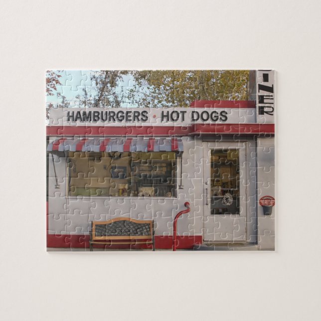 Puzzle Los E.E.U.U., Arizona, Bisbee: Motel sombrío de (Horizontal)