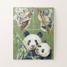 Los encantadores amigos de la jungla Koala Panda M