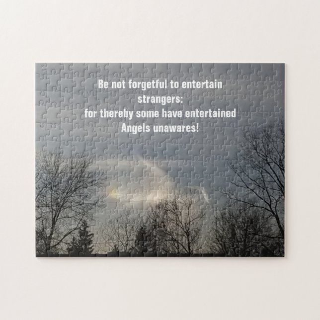 PUZZLE LOS EXTRAÑOS PUEDEN SER ÁNGELES   (Horizontal)