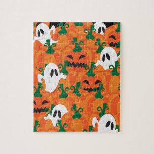 Puzzle Los fantasmas de Halloween frecuentaron el