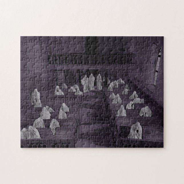 Puzzle Los fantasmas de la Iglesia de San Jorge (Horizontal)