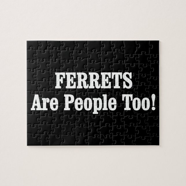 Puzzle ¡Los FERRETS También Son Personas! (Horizontal)