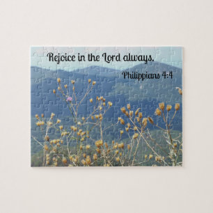 Puzzle Los filipinos 4:4 Disfruten siempre en el Señor.