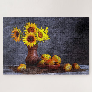 Puzzle Los girasoles y la vida de la fruta