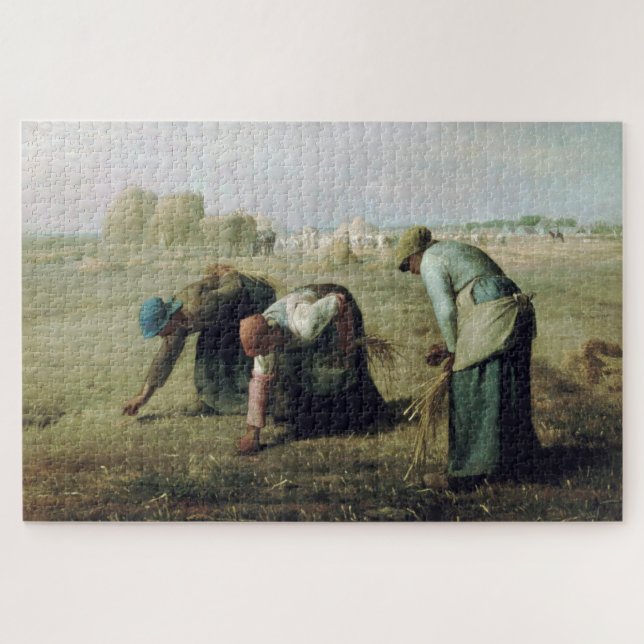 Puzzle Los Gleaners, Jean-Francois Millet (Horizontal)