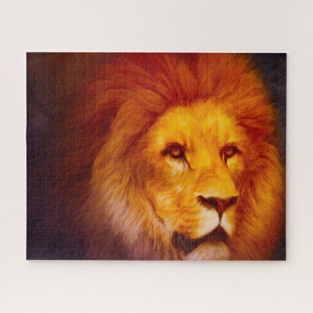 Puzzle Los Grandes Leones De Gatos. (Horizontal)