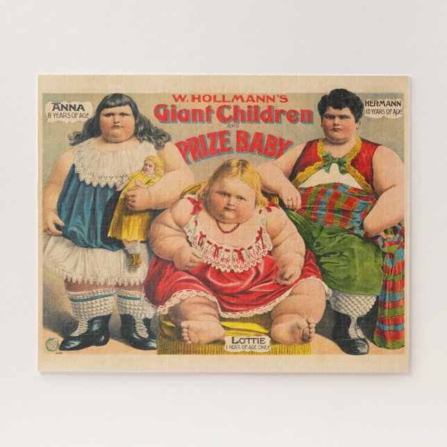 Puzzle Los hijos gigantes de W. Hollmann y el premio Baby (Horizontal)