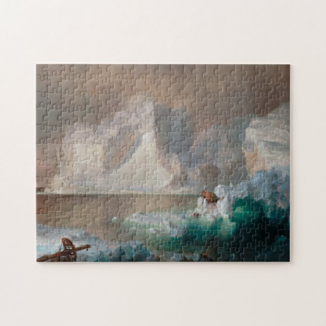 Puzzle Los Icebergs de la Iglesia Frederic Edwin (Horizontal)