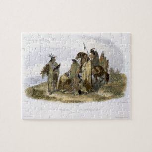 Puzzle Los indios del cuervo, platean 13 del volumen 1 de