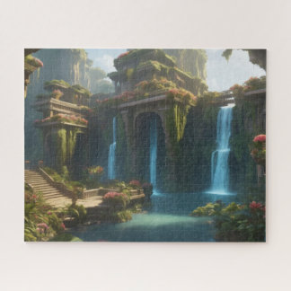Puzzle Los jardines colgantes de Babilonia, tal como lo v