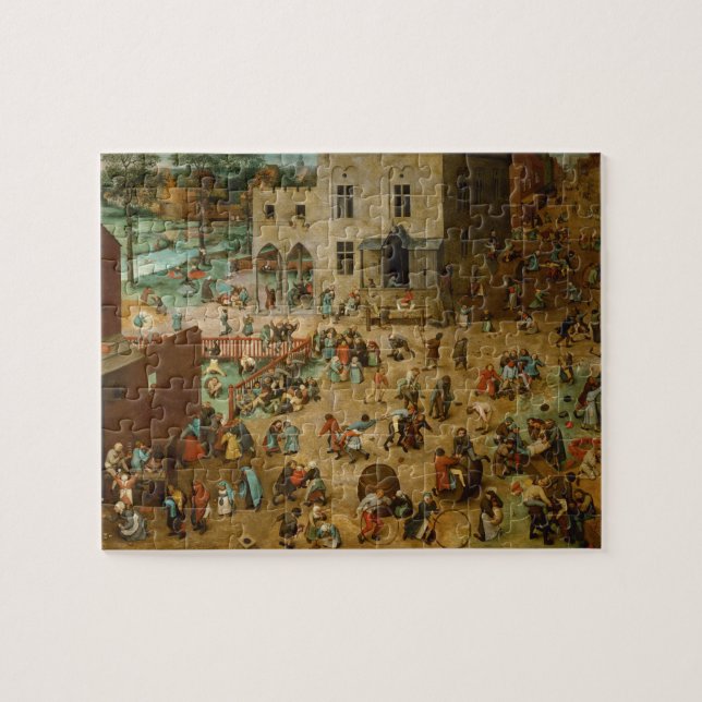 Puzzle Los juegos de los niños de Pieter Bruegel la (Horizontal)