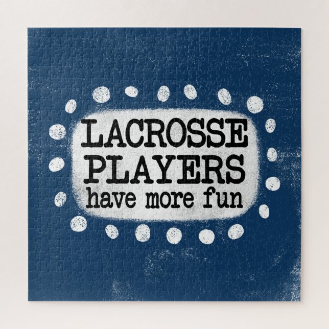Puzzle Los Jugadores De Lacrosse Tienen Más Divertido Rom (Vertical)