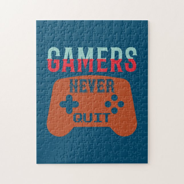 Puzzle Los jugadores nunca abandonan (Vertical)