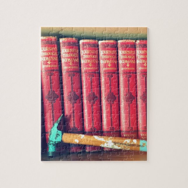 Puzzle Los libros son más fuertes que los martillos (Vertical)