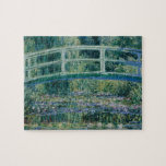 Puzzle Los lirios de agua de Claude Monet y el puente jap<br><div class="desc">1899. Claude Monet (14 de noviembre de 1840 a 5 de diciembre de 1926) fue fundador de la pintura impresionista francesa, y el profesional más consistente y prolífico de la filosofía del movimiento de expresar las percepciones propias ante la naturaleza, especialmente en lo que se refiere a la pintura al...</div>