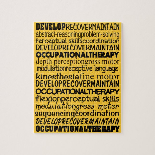 Puzzle Los mejores regalos de la terapia profesional (Vertical)
