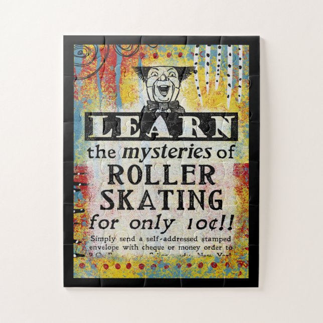 Puzzle Los misterios del patinaje sobre patinaje sobre pa (Vertical)