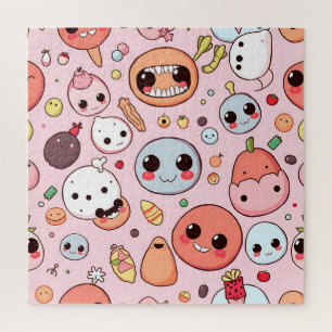 Puzzle Los monstruosos monstruos de la cocina se enfrenta