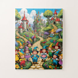 Puzzle Los Munchkins del Mago de Oz