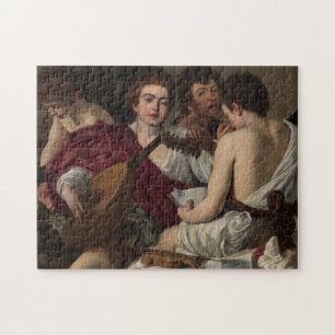 Puzzle Los músicos por Caravaggio