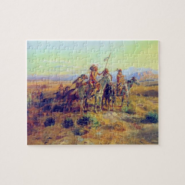 Puzzle Los nativos de las primeras naciones desafían a lo (Horizontal)
