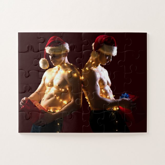 Puzzle Los Navidades sin camisa de SlipperyJoe (Horizontal)