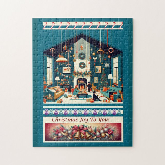 Puzzle ¡LOS navidades TE DISFRUTAN! (Vertical)