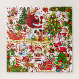 Puzzle ¿Los niños están aburridos? Navidades Santa List N