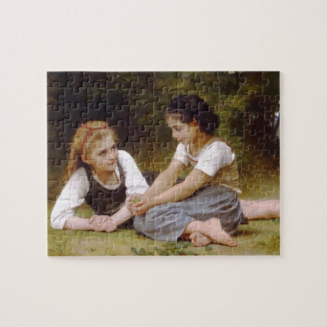 Puzzle Los "Noisettes" de Bouguereau en 1882 (Horizontal)
