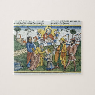 Puzzle Los números 27 18-23 Moses ponen su mano sobre