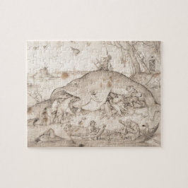 Puzzle Los pescados grandes comen pequeños pescados de