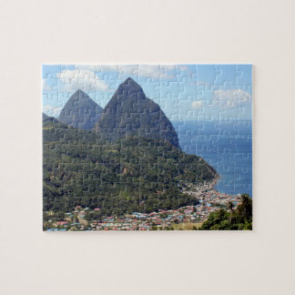 Puzzle Los Pitons y el Soufriere