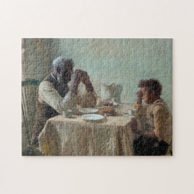 Puzzle Los pobres agradecidos, 1894 por Henry Ossawa Tann (Horizontal)