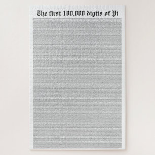 Puzzle Los primeros 100.000 dígitos de Pi