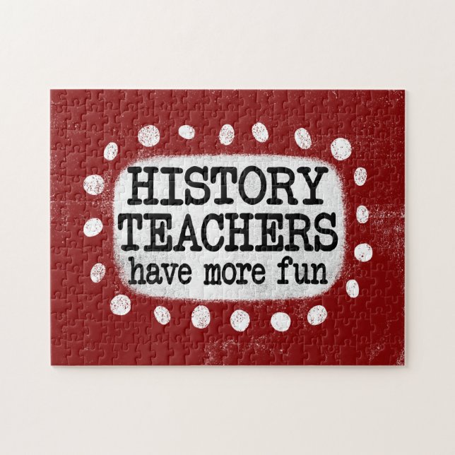 Puzzle Los profesores de historia se divierten más con el (Horizontal)