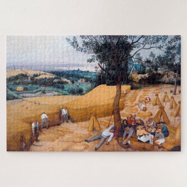 Puzzle Los recolectores, Pieter Bruegel (Horizontal)