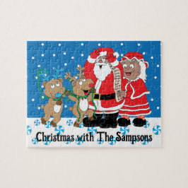 Puzzle Los renos de Santa navidad