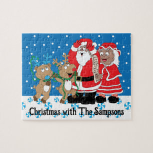 Puzzle Los renos de Santa navidad