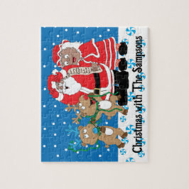 Puzzle Los renos de Santa navidad