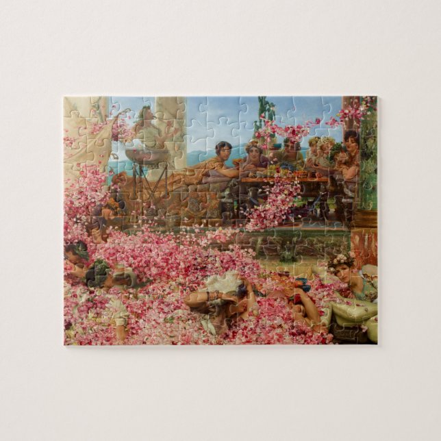 Puzzle Los rosas de Heliogabalus de Lawrence Alma-Tadema (Horizontal)